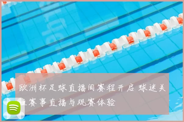 欧洲杯足球直播间赛程开启 球迷关注赛事直播与观赛体验