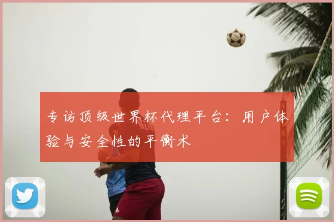 专访顶级世界杯代理平台：用户体验与安全性的平衡术